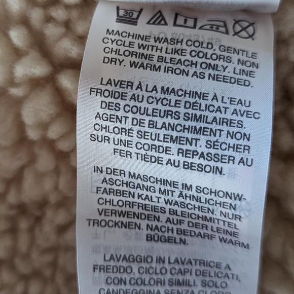 Crewcuts Everyday Navy Down-Filled Sherpa Vest Size 8 - Picture 5 of 6